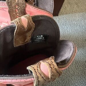 Justice Pink and Brown Kids Boots